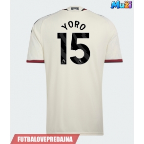 Lacne Muži Futbalové dres Manchester United Leny Yoro #15 2026-27 Krátky Rukáv - Tretina